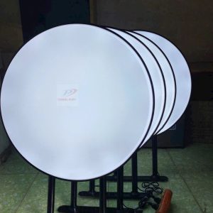 Hộp đèn mica hút nổi tròn 40 cm ( phôi trắng)