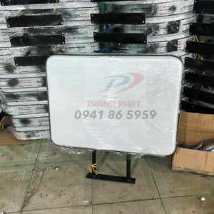 Hộp đèn mica hút nổi chữ nhật 60 x90 cm phôi trắng
