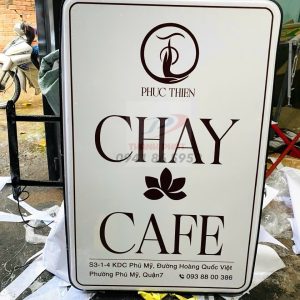 Hộp đèn mica chữ nhật 80 x120 cm in nội dung 2 mặt sắc nét