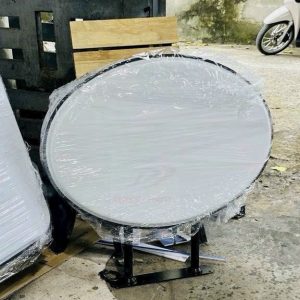 Hộp đèn mica hút nổi elip  50 x70 cm phôi trắng