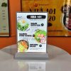 Menu sạc tích điện A4 thời gian dùng được 8-12 tiếng Phôi Trắng