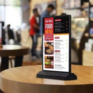 Menu sạc tích điện A4 in nội dung 2 mặt thời gian pin 8-12 tiếng